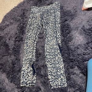 Old navy blue and white stretchy pants size 10-12